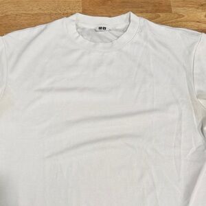 Uniqlo White Short-Sleeve Crewneck Tee